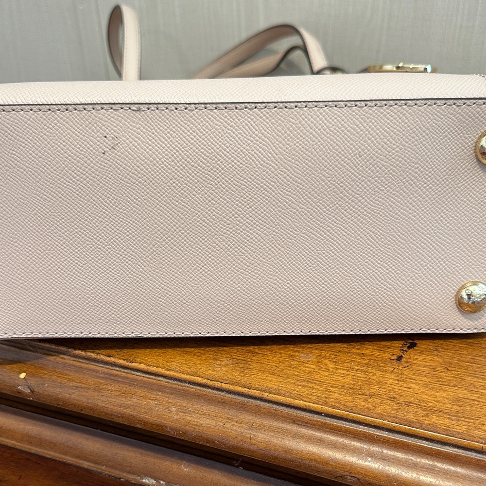 Michael Kors Light Beige/Pink Charlotte Tote Bag - Picture 4 of 12